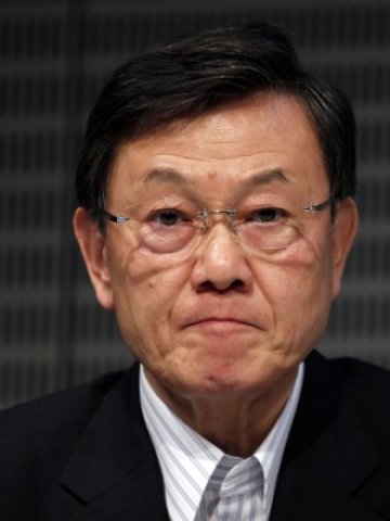 <p>
	Президентът на Panasonic Фумио Оцубо</p>
