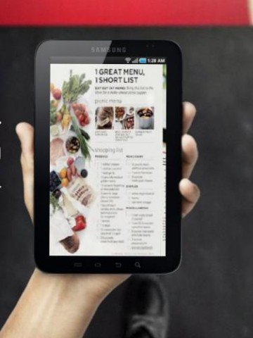 <p>Galaxy Tab е моделът на Samsung от ново поколение, който съвместява смартфон и компютър. Снимка: Samsung</p>