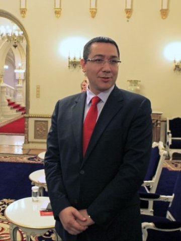 <p>
	Виктор Понта. <em>Снимка: Ройтерс</em></p>
