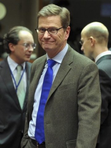 <p>
	Германският външен министър Гидо Вестервале. <em>Снимка: Ройтерс</em></p>
