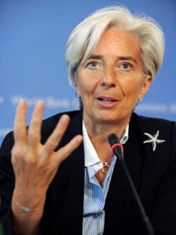 <p>
	<em>Изпълнителният директор на МВФ Кристин Лагард</em><em>. Снимка: Ройтерс</em></p>
