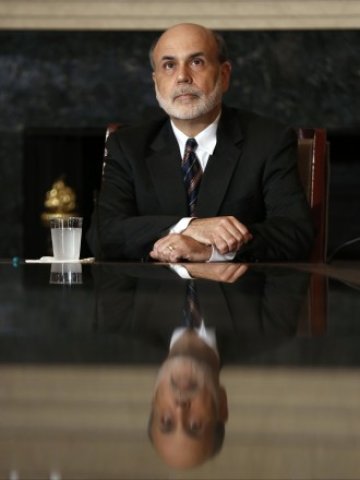 <p>
	Председателят на Фед Бен Бернанке. <em>Снимка: Ройтерс</em></p>
