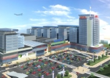 European Trade Center ще бъде изграден до центъра на Carrefour на &bdquo;Цариградско шосе&ldquo; в София. Илюстрация: Европейски търговски център
