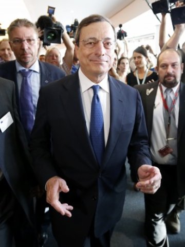 <p>
	Президентът на Европейската централна банка Марио Драги. <em>Снимка: Ройтерс</em></p>
