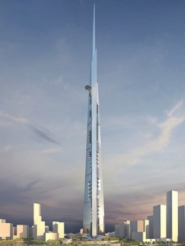 <p lang="en-US" style="margin-bottom: 0cm">
	Kingdom Tower ще е със 172 метра по-висока от сегашния най-висок небостъргач в света Burj Khalifa. <em><span lang="bg-BG">Илюстрация: </span>Wikimedia</em></p>
