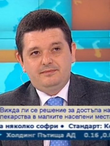 <p>
	Антон Вълев, председател на Националната аптечна камара&nbsp; <em>Снимка: Bulgaria On Air</em></p>
