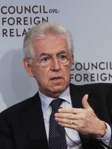 <p>
	Италианският премиер Марио Монти. <em>Снимка: Ройтерс</em></p>
