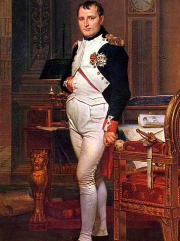 Наполеон в кабинета си. Портрет на Жак Луи Давид от 1812 г.