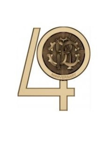 Roberto Cavalli с юбилеен логотип