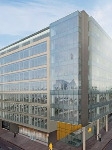 <p>
	Проект за офис сграда в Глазгоу, част от портфолиото на Ediston Properties. <em>Визуализация: Ediston Properties</em></p>
