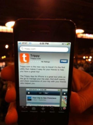 <p>
	Приложението вече може да се изтегли от&nbsp;iTunes Store.&nbsp;<em>Снимка:&nbsp;Trippy</em></p>
