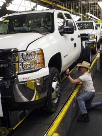 <p>
	Завод на General Motors в Мичиган. <em>Снимка: Ройтерс</em></p>
