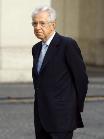 <p>
	<em>Италианският премиер Марио Монти. Снимка: Ройтерс</em></p>
