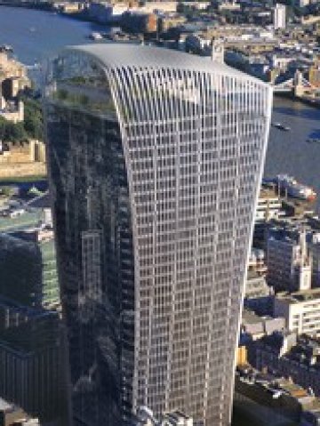 <p>
	Визуализация на проекта за небостъргач Walkie Talkie. <em>Изображение: Land Securities</em></p>
