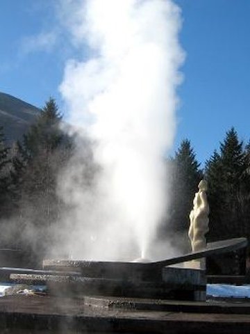 <p>Минералният гейзер в Сапарева баня е с температура на водата 104 градуса. <i>Снимка: БТА</i></p>