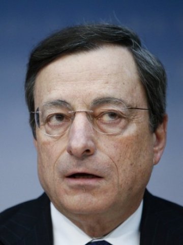 <p>
	Председателят на Европейската централна банка Марио Драги. <em>Снимка: Ройтерс</em></p>
