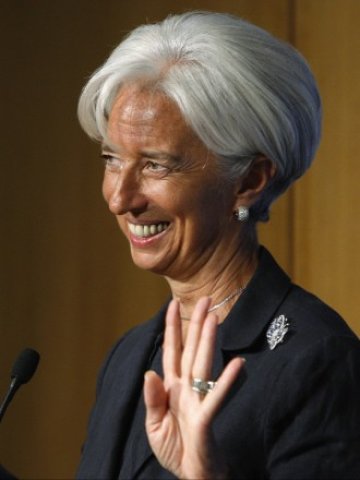 <p>
	Изпълнителният директор на МВФ Кристин Лагард. <em>Снимка: Ройтерс</em></p>
