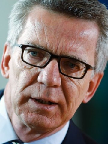 <p>
	Германският министър на вътрешните работи Томас де Мезиер. <em>Снимка: Ройтерс</em></p>
