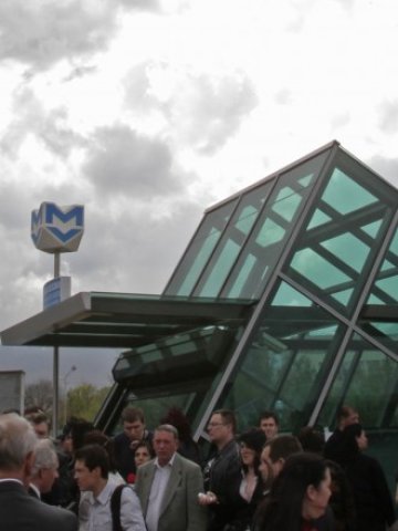 <p>
	<em>Само преди месец официално беше открита отсечката от Младост до бул. &quot;Цариградско шосе&quot;</em> &nbsp; Снимка: БТА</p>
