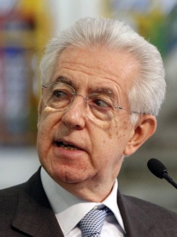 <p>
	Премиерът технократ в оставка Марио Монти. <em>Снимка: Ройтерс</em></p>
