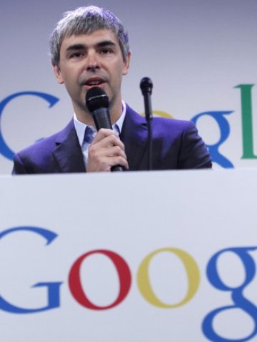 <p>
	Лари Пейдж: А и трябва ли друго дружество да се провали, за да бъдем ние успешни? Не. <em>Снимка: Ройтерс</em></p>
