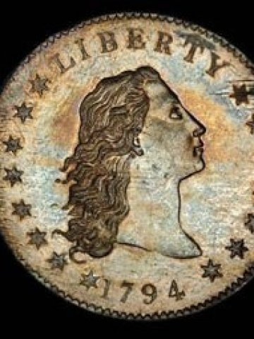 Рядката сребърна монета изобразява Свободата с разпусанта коса. Снимка: Bowers and Merena Auctions