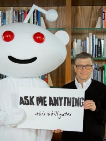 <p>
	Гейтс се престраши да отговаря откровенно на въпросите в&nbsp;Reddit.com. <em>Снимка:&nbsp;Reddit.com</em></p>
