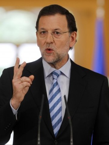 <p>
	<span lang="bg-BG">Испанският премиер Мариано Рахой.</span><em><span lang="bg-BG"> Снимка: Ройтерс</span></em></p>
