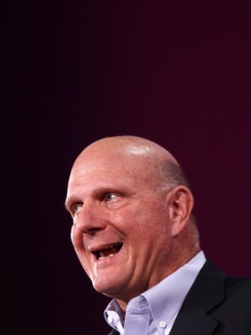 <p>
	Изпълнителният директор на Microsoft Стви Балмър. <em>Снимка: Ройтерс</em></p>
