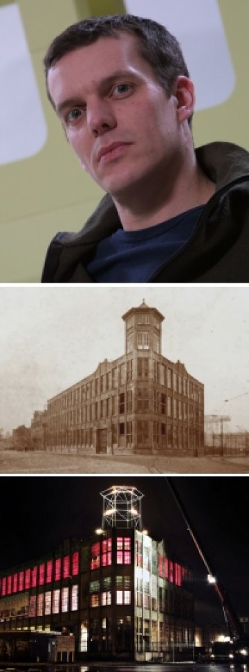 Ян Мелис, старата корабостроителница и новият хотел. Снимки: Личен архив и janmelis.nl