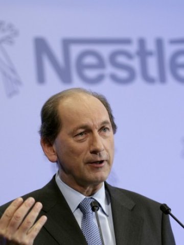 <p>
	Главният изпълнителен директор на Nestle Паул Булке. Снимка: Ройтерс</p>
