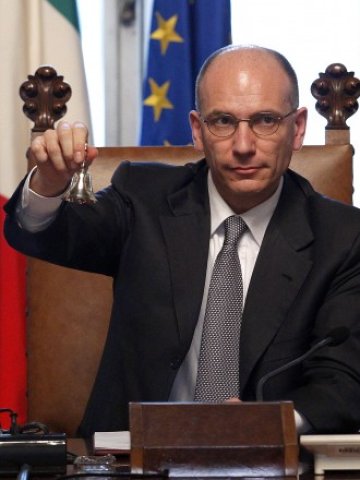 <p>
	Италианският премиер Енрико Лета. <em>Снимка: Ройтерс</em></p>
