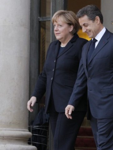 <p>
	Германският канцлер Ангела Меркел и френският президент Никола Саркози.<em>&nbsp;Снимка: Ройтерс</em></p>
