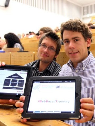 <p>
	Сега почти навсякъде на територията на университета е възможно да се търси литература. <em>Снимка: Университет Касел&nbsp;</em></p>
