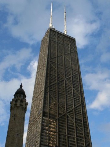 <p>
	Hancock е първият небостъргач със смесена употреба в света. <em>Снимка: Wikipedia</em></p>
