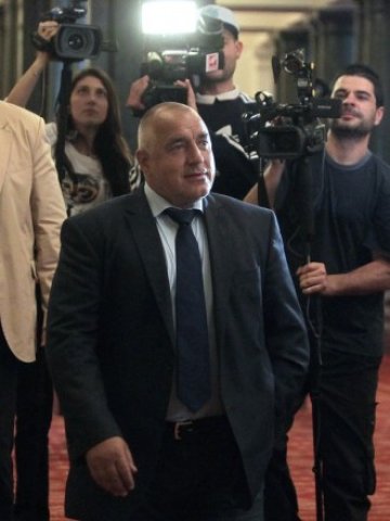 <p>
	Борисов в парламента днес. <em>Снимка: БТА</em></p>
