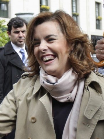 <p>
	Вицепремиерът на Испания Сорая Саенз де Сантамария. <em>Снимка: Ройтерс</em></p>
