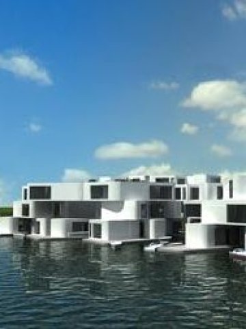 <p>Комплекс във водата ще изникне в Холандия до края на тази година. Снимка: WaterStudio</p>