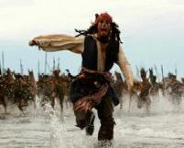 Приходите на Walt Disney Studios скочиха благодарение на капитан Джак Спароу. Снимка: Корбис