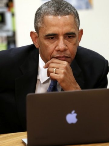 <p>
	С първото подобно вето от 26 години насам Белия дом помогна на Apple. <em>Снимка: Ройтерс</em></p>
