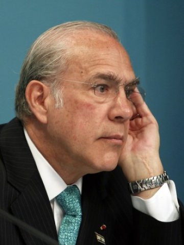 <p>
	Генералният секретар на ОИСР Анхел Гурия. <em>Снимка: Ройтерс</em></p>
