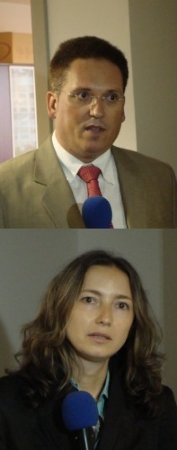 Йоанис Бонакис и Десислава Йорданова. Снимки: Investor.bg