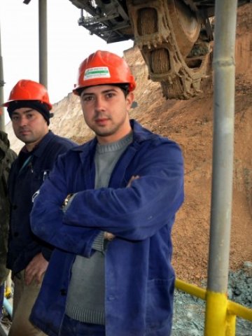 <p>
	Миньори от &quot;Мини Марица-изток&quot;&nbsp;<em>Снимка: БТА&nbsp;</em></p>
