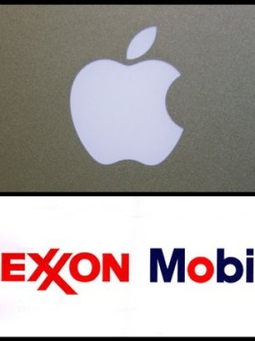 <p>
	За кратко Apple измести&nbsp;&nbsp;Exxon Mobil като най-голяма по пазарна капитализация компания. <em>Илюстрация: Ройтерс</em></p>

