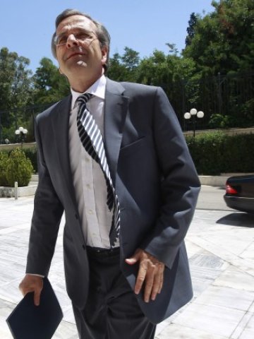 <p>
	Самарас ще бъде новият премиер на Гърция. <em>Снимка: Ройтерс</em></p>
