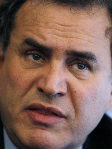 <p>
	Нуриел Рубини, председател на Roubini Global Economics. <em>Снимка: Ройтерс</em></p>
