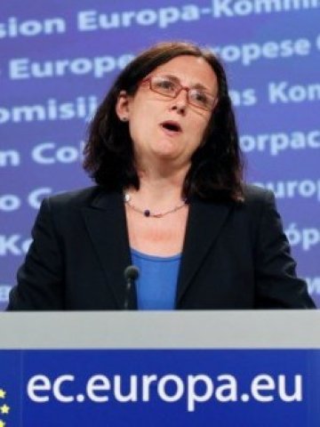 <p>
	Комисарят за вътрешните работи Сесилия Малмстрьом. Снимка: Reuters</p>
