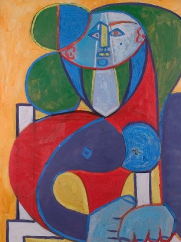 <p>
	Тази творба на Пикасо също ще бъде подложена на търг. <em>Снимка: Christie&#39;s</em></p>
