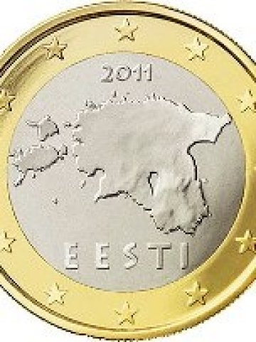 <p><span style="font-size: 9pt">Монета на естонско евро, </span><span style="font-size: 9pt">Снимка: Естонска централна банка</span></p>