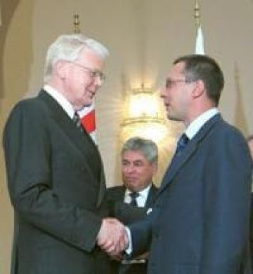 Гримсон и Станишев; снимка: МС